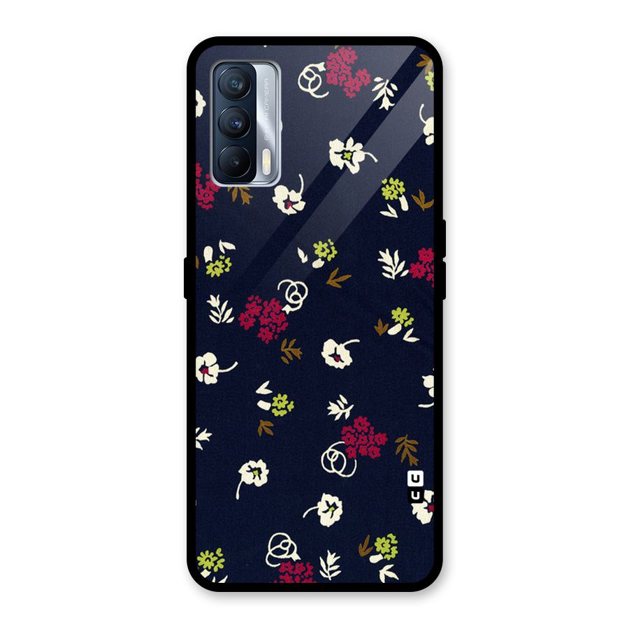 Tiny Flowers Glass Back Case for Realme X7