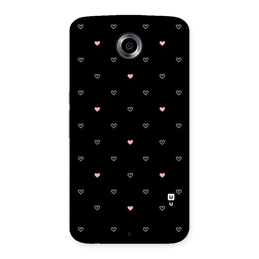 Tiny Little Pink Pattern Back Case for Nexsus 6