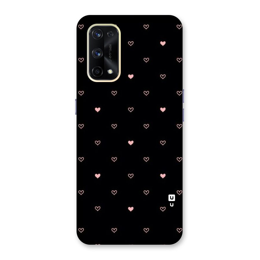 Tiny Little Pink Pattern Glass Back Case for Realme X7 Pro