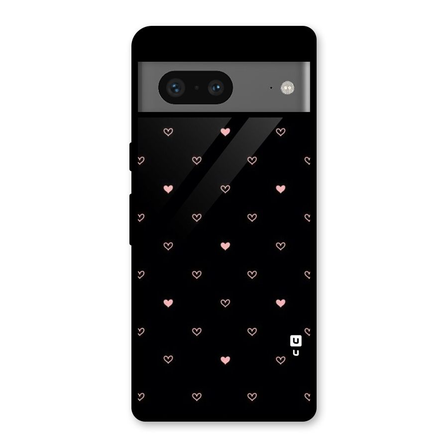 Tiny Little Pink Pattern Glass Back Case for Google Pixel 7