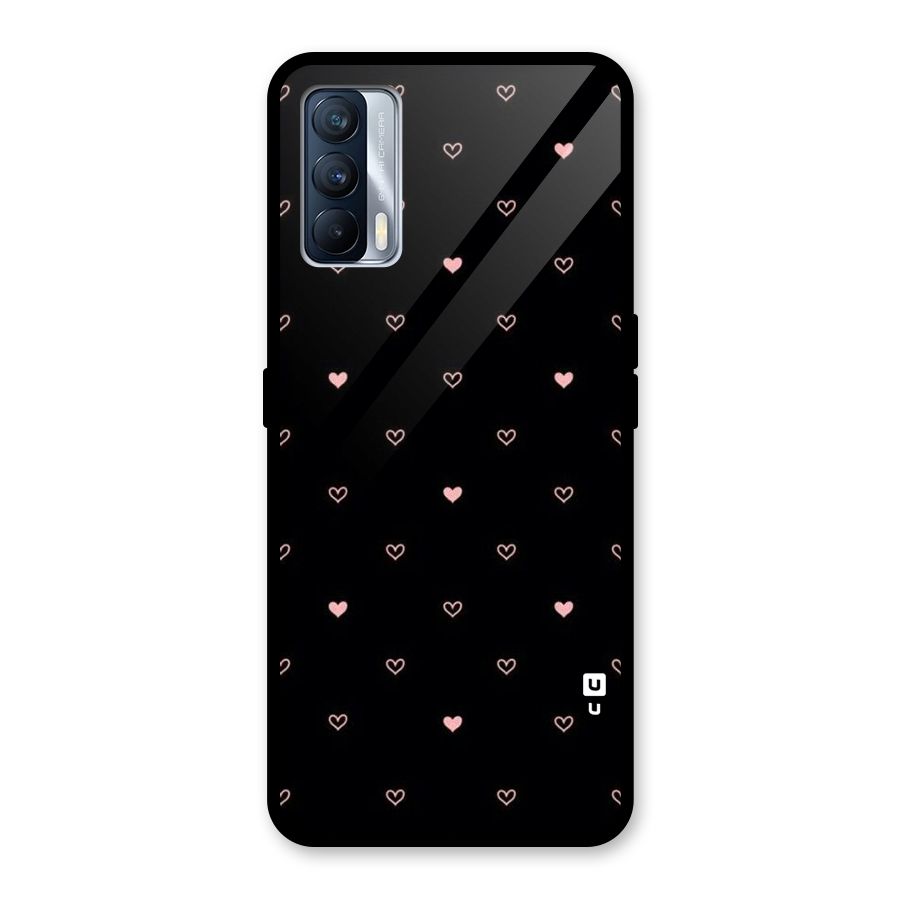Tiny Little Pink Pattern Glass Back Case for Realme X7