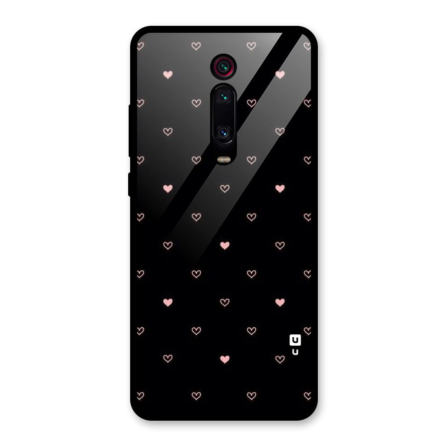 Tiny Little Pink Pattern Glass Back Case for Redmi K20 Pro