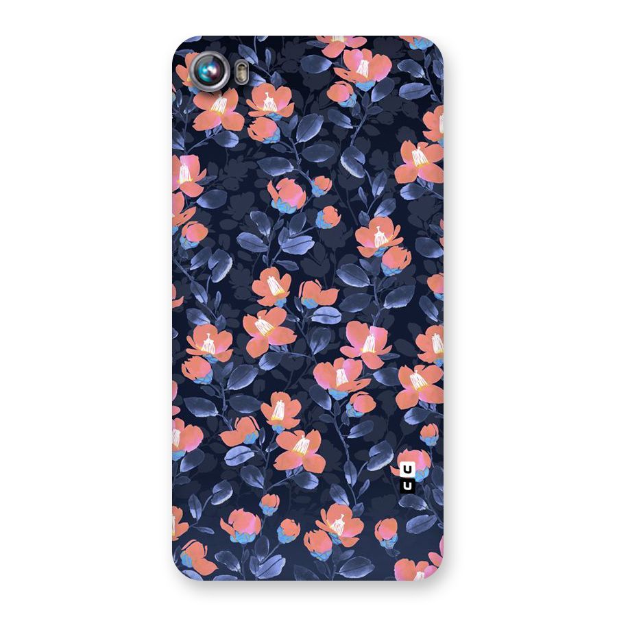 Tiny Peach Flowers Back Case for Micromax Canvas Fire 4 A107