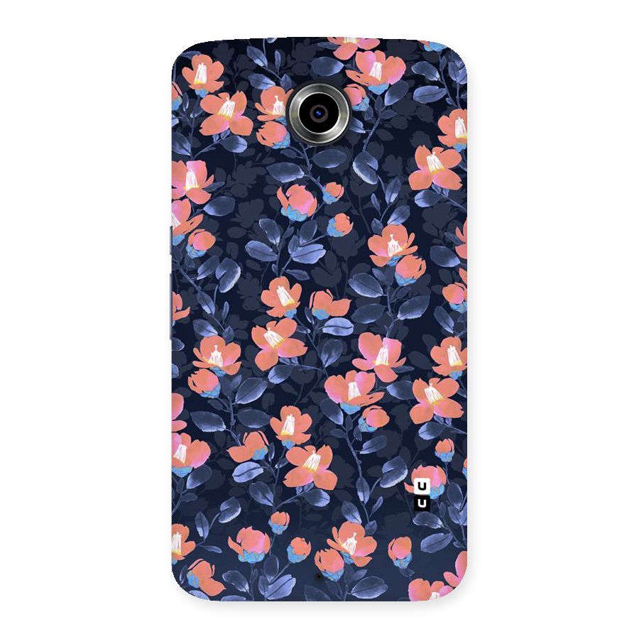 Tiny Peach Flowers Back Case for Nexsus 6