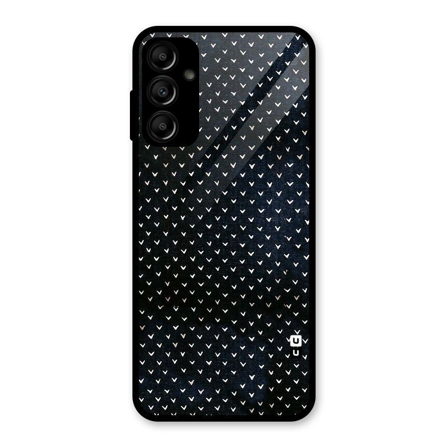 Tiny White Hearts Glass Back Case for Galaxy A14 5G