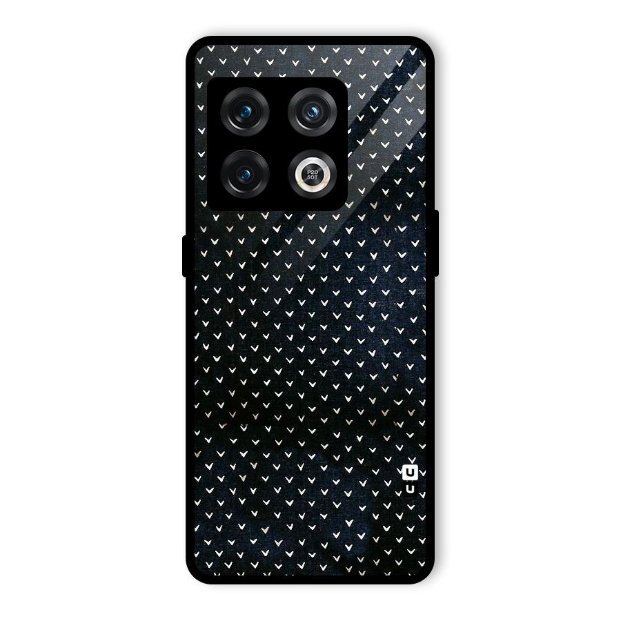 Tiny White Hearts Glass Back Case for OnePlus 10 Pro 5G