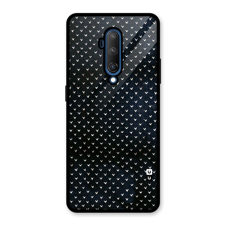 Tiny White Hearts Glass Back Case for OnePlus 7T Pro