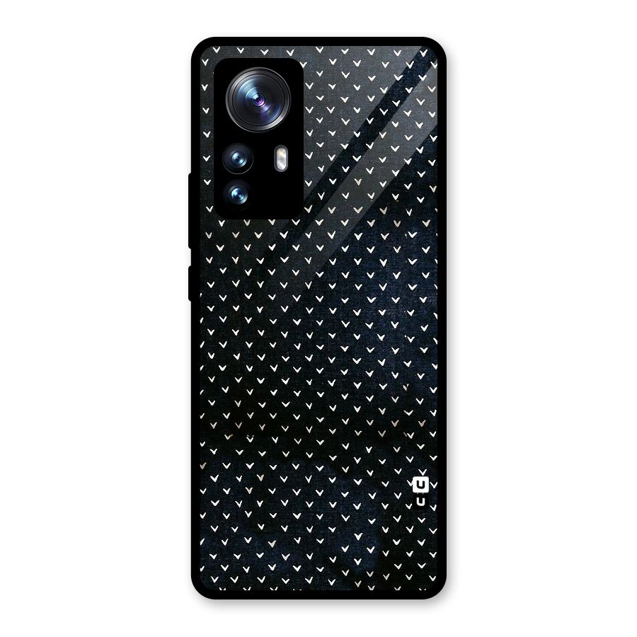 Tiny White Hearts Glass Back Case for Xiaomi 12 Pro