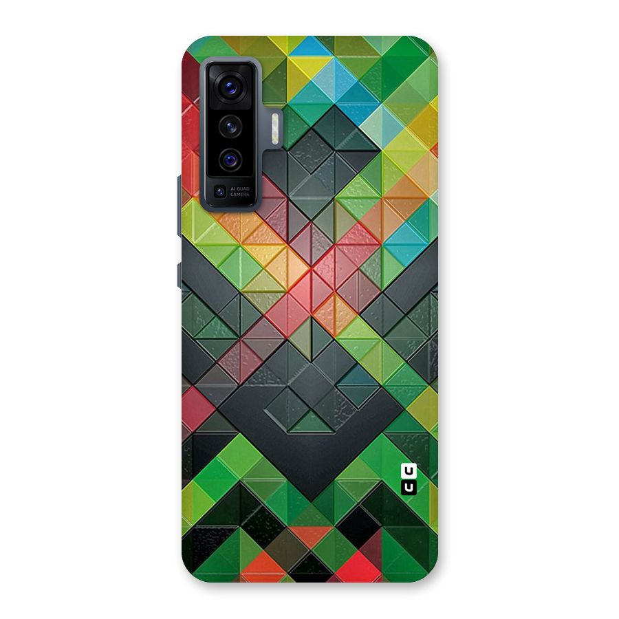 Too Much Colors Pattern Back Case for Vivo X50