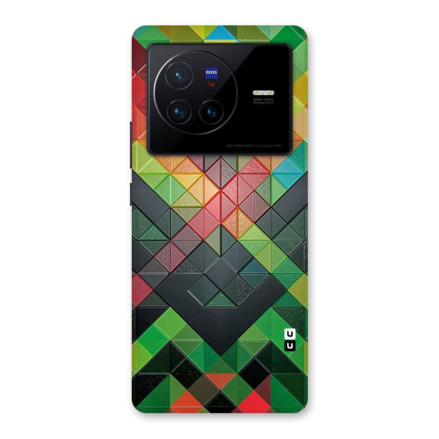 Too Much Colors Pattern Back Case for Vivo X80