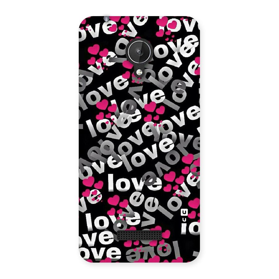 Too Much Love Back Case for Micromax Canvas Spark Q380