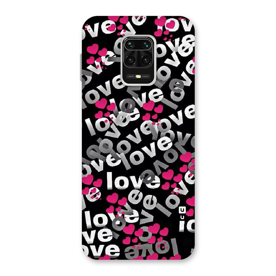 Too Much Love Back Case for Redmi Note 9 Pro