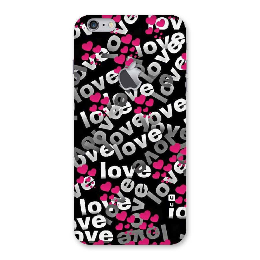 Too Much Love Back Case for iPhone 6 Plus 6S Plus Logo Cut