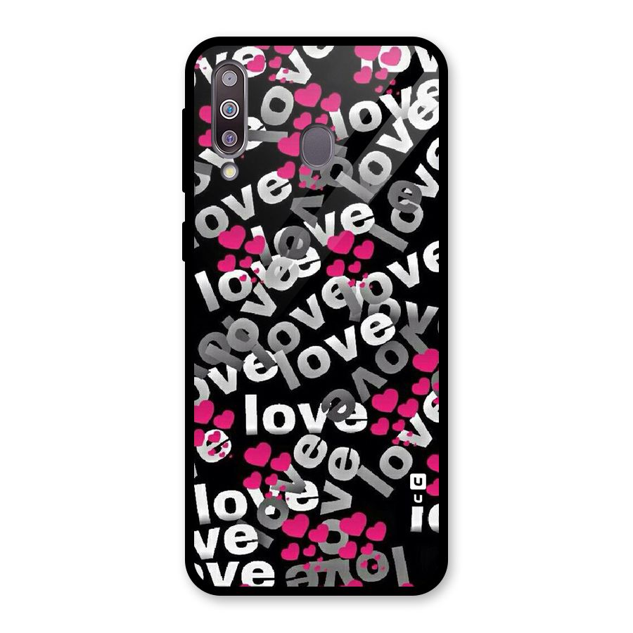 Too Much Love Glass Back Case for Galaxy M30