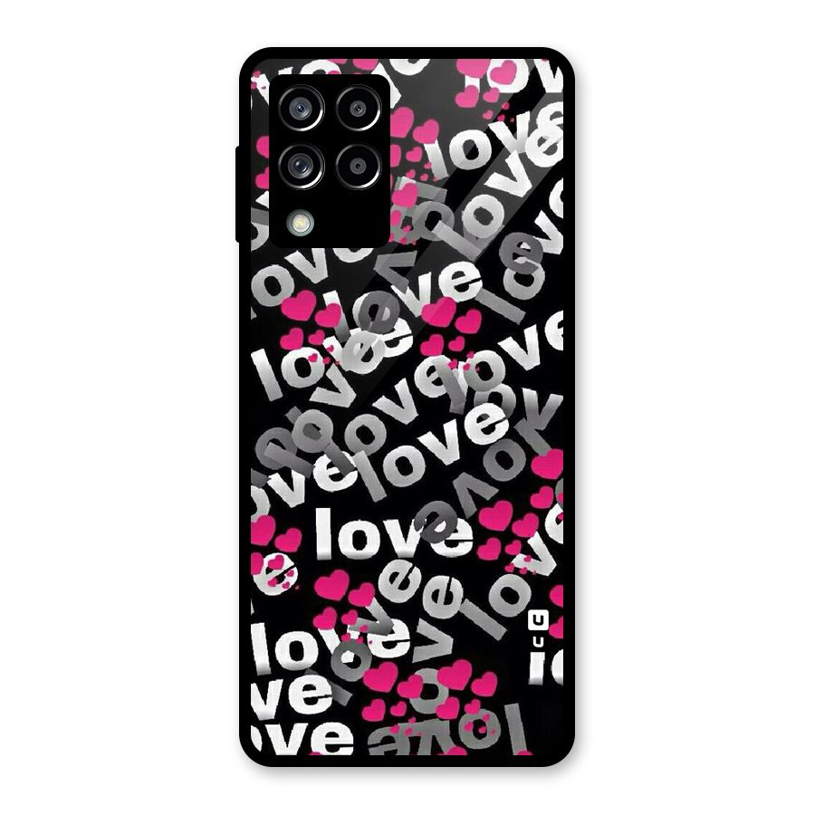 Too Much Love Glass Back Case for Galaxy M53 5G