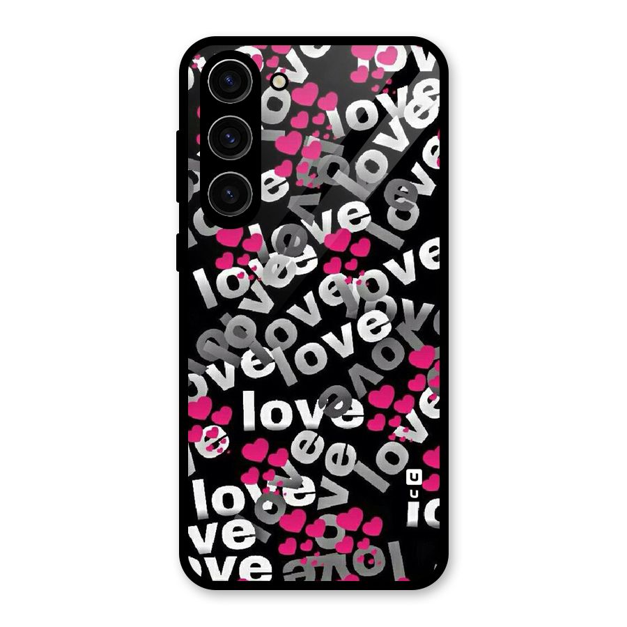 Too Much Love Glass Back Case for Galaxy S23 Plus