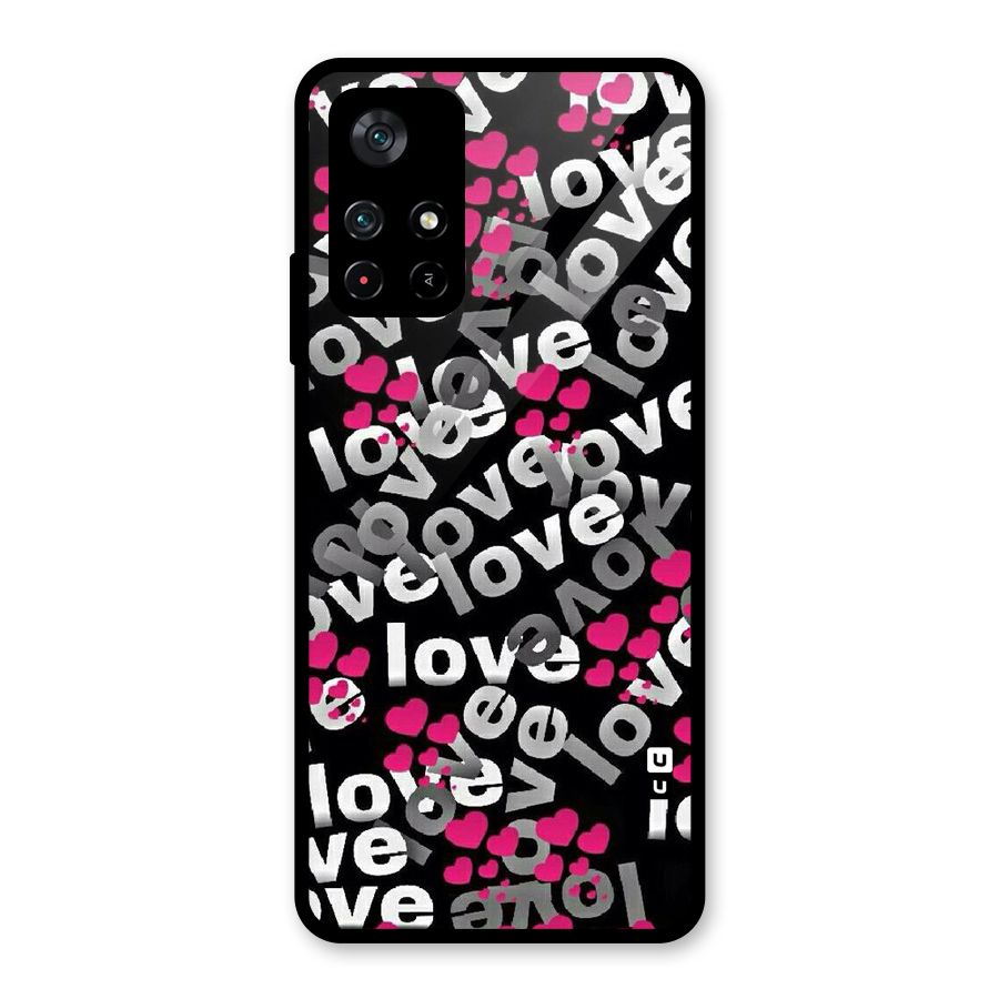 Too Much Love Glass Back Case for Poco M4 Pro 5G