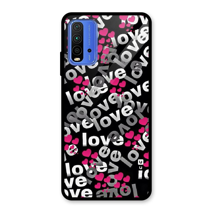 Too Much Love Glass Back Case for Redmi 9 Power