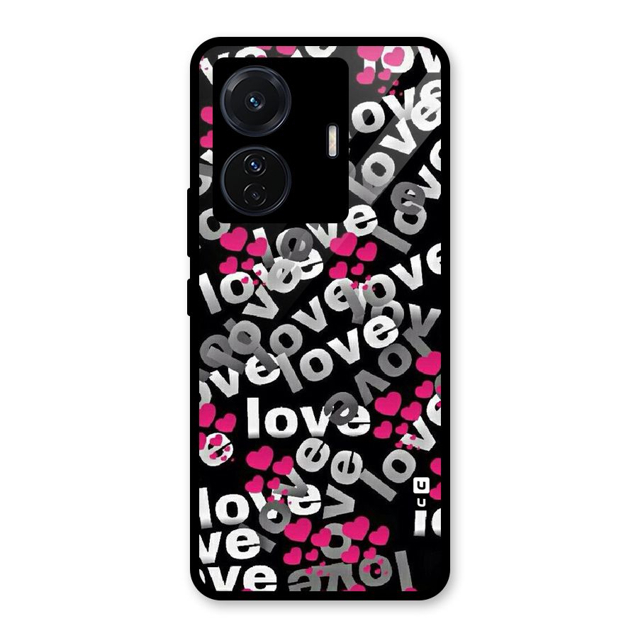 Too Much Love Glass Back Case for Vivo iQOO Z6 Pro