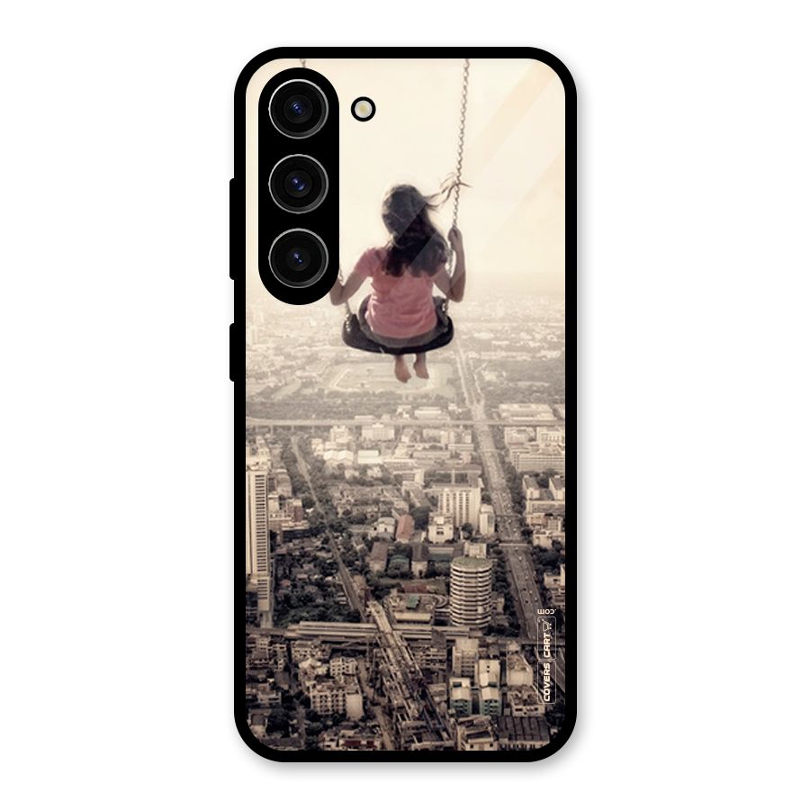 Top Of The World Glass Back Case for Galaxy S23