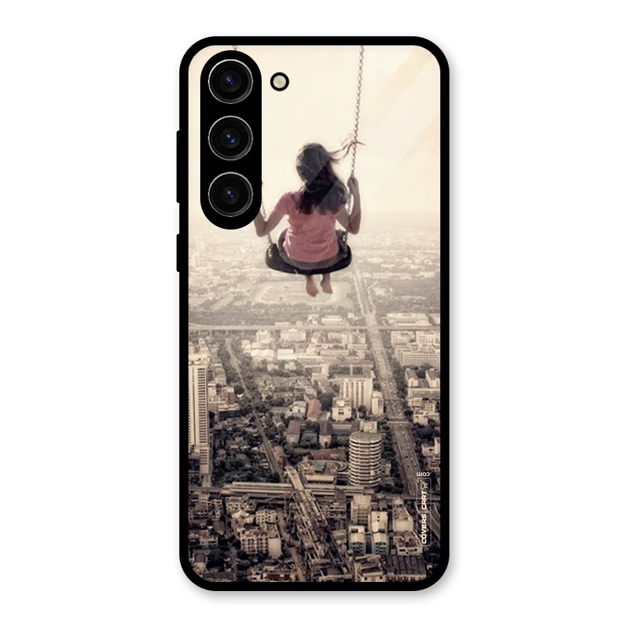 Top Of The World Glass Back Case for Galaxy S23 Plus