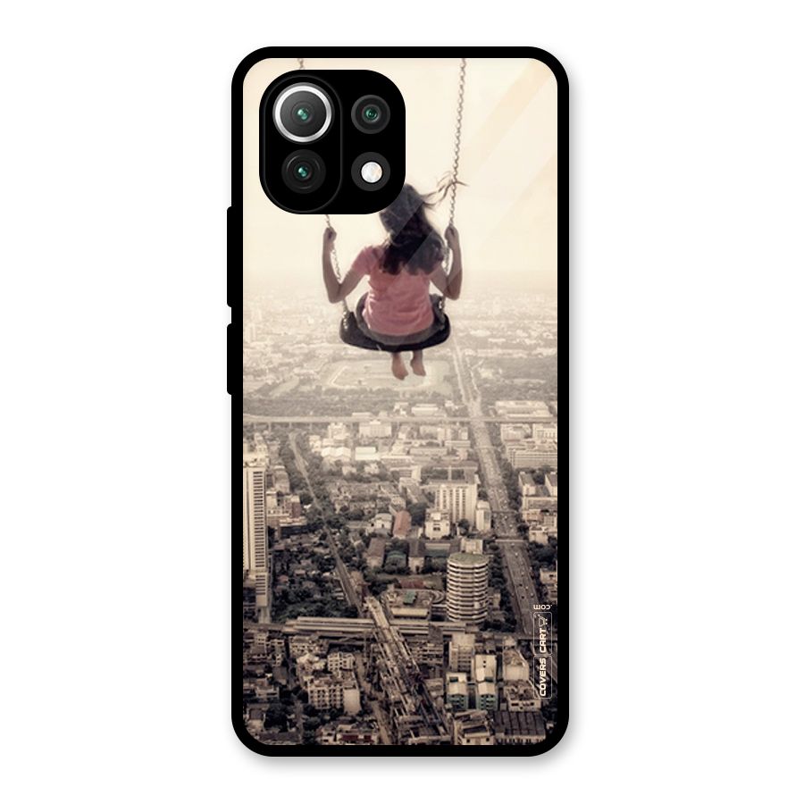 Top Of The World Glass Back Case for Mi 11 Lite NE 5G
