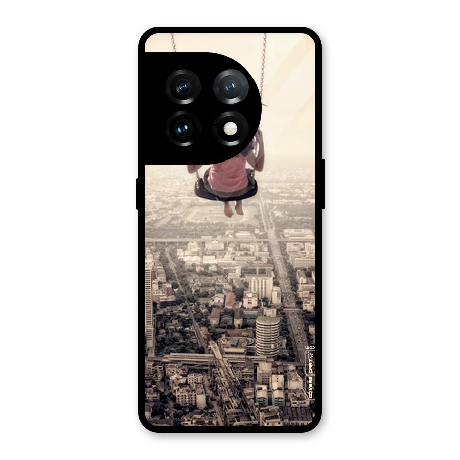 Top Of The World Glass Back Case for OnePlus 11