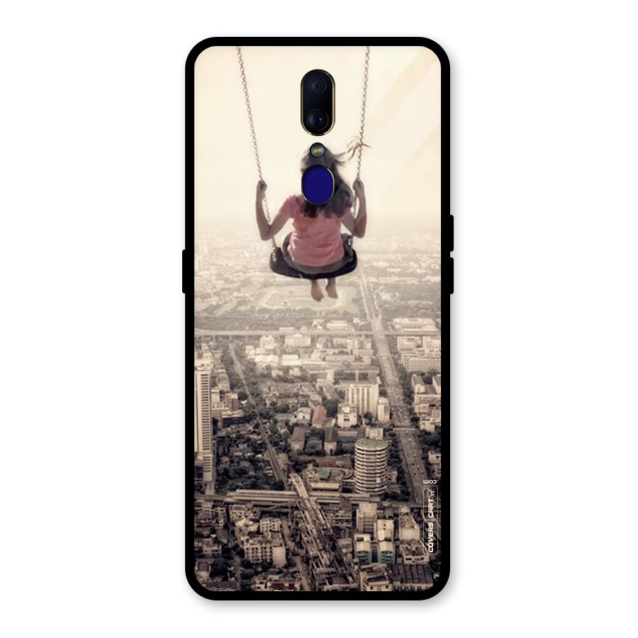 Top Of The World Glass Back Case for Oppo F11