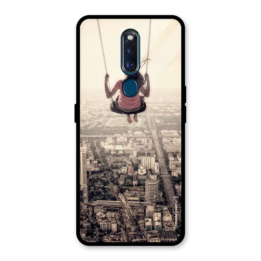 Top Of The World Glass Back Case for Oppo F11 Pro