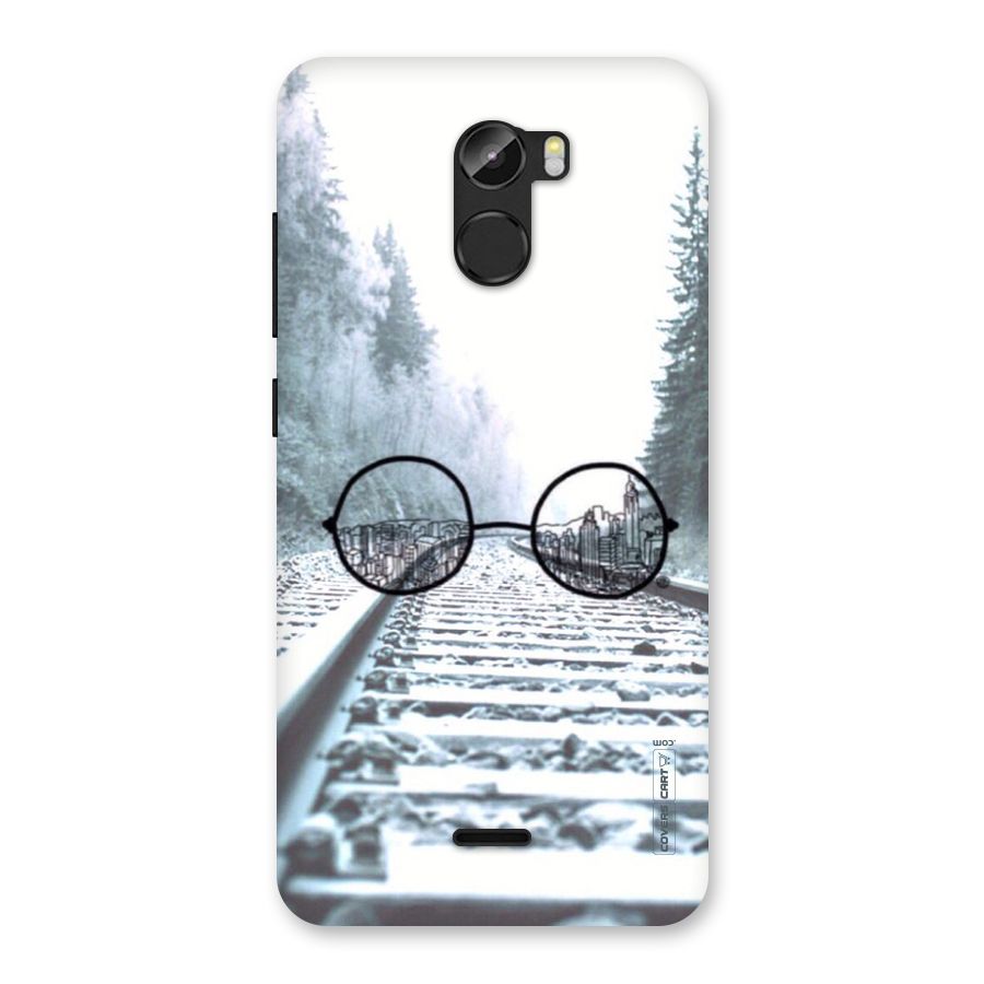 Tracks And Specs Back Case for Gionee X1