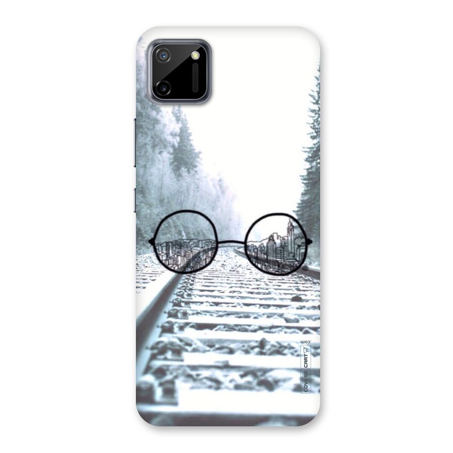 Tracks And Specs Back Case for Realme C11
