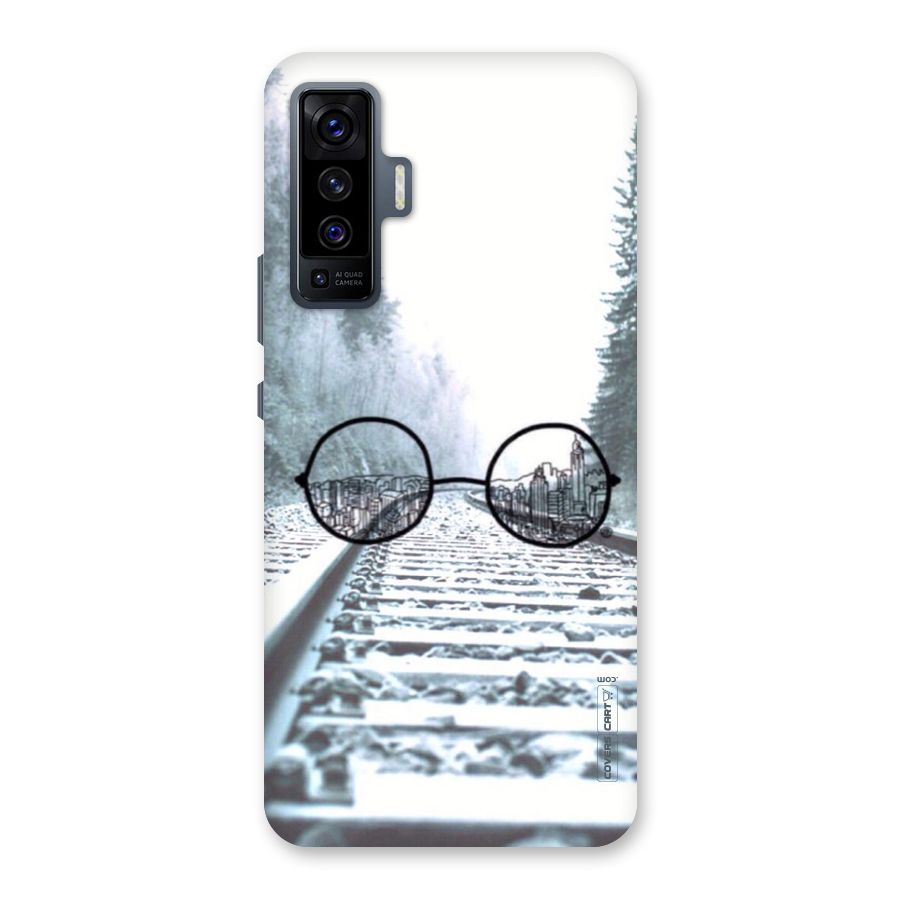 Tracks And Specs Back Case for Vivo X50