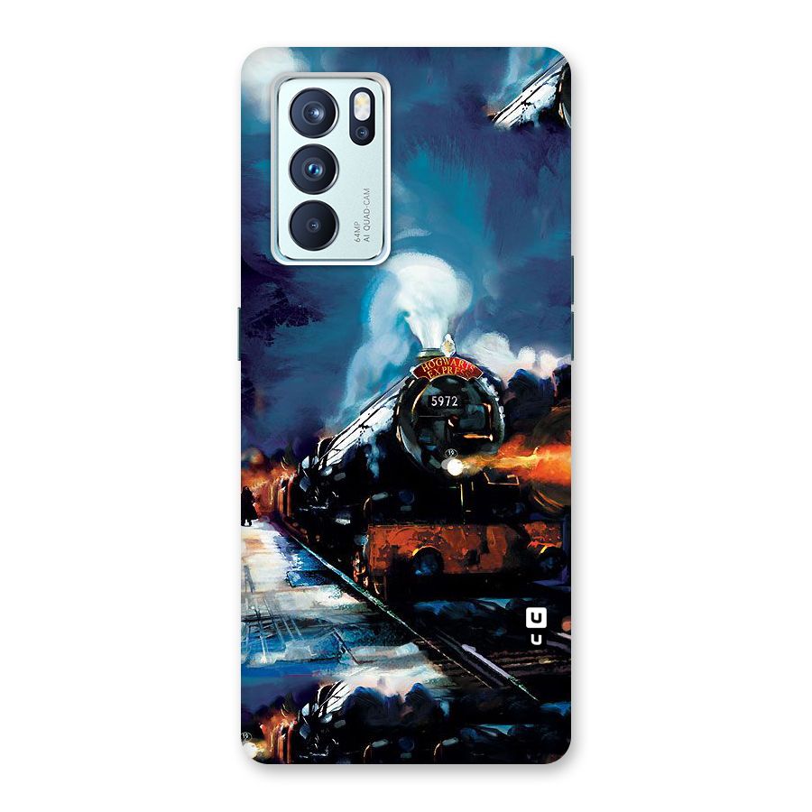 Train Art Back Case for Oppo Reno6 Pro 5G