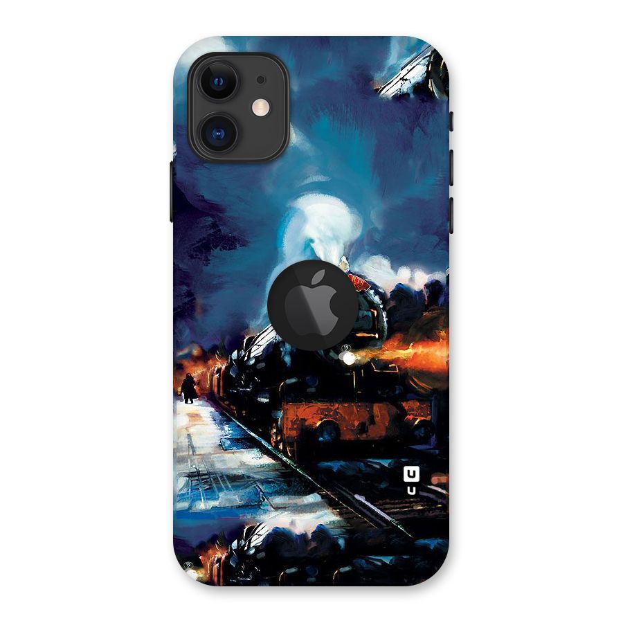 Train Art Back Case for iPhone 11 Logo Cut