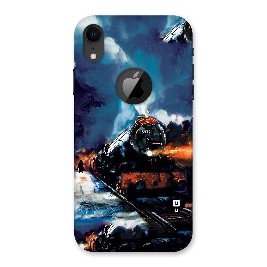 Train Art Back Case for iPhone XR Logo Cut