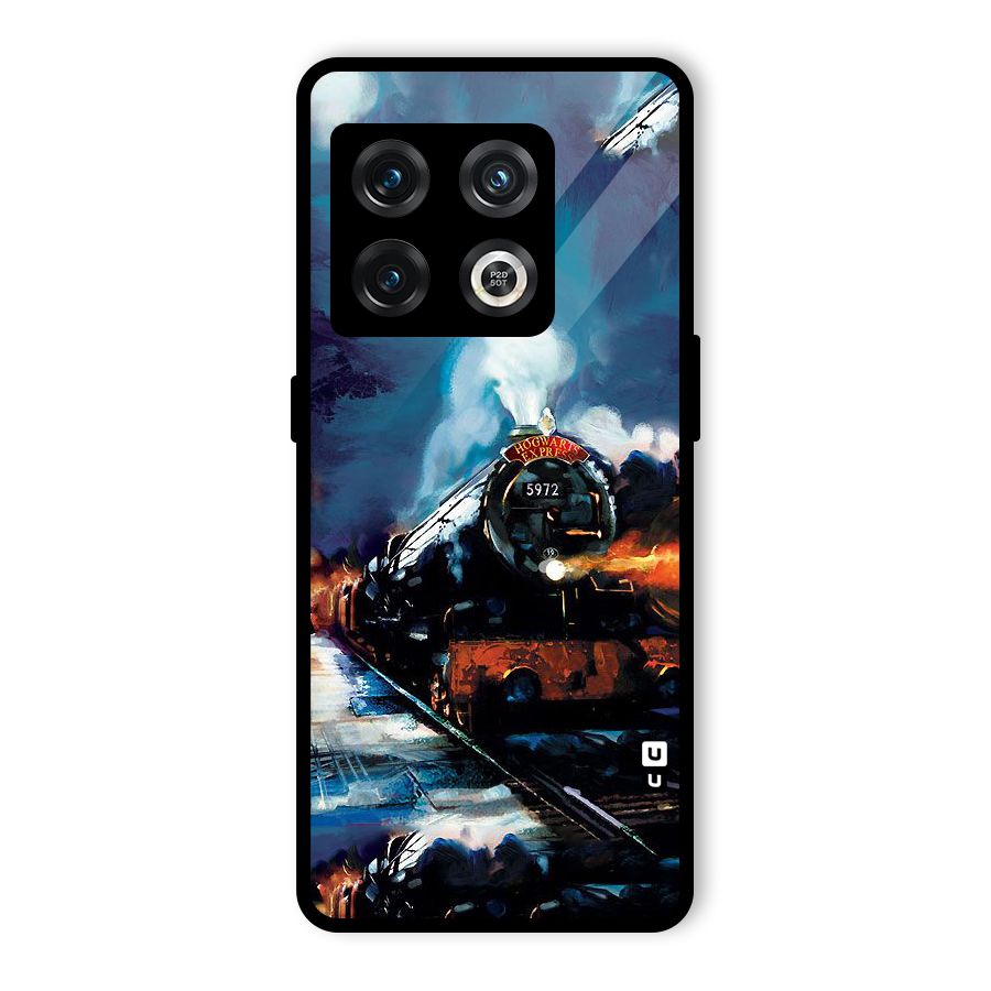 Train Art Glass Back Case for OnePlus 10 Pro 5G