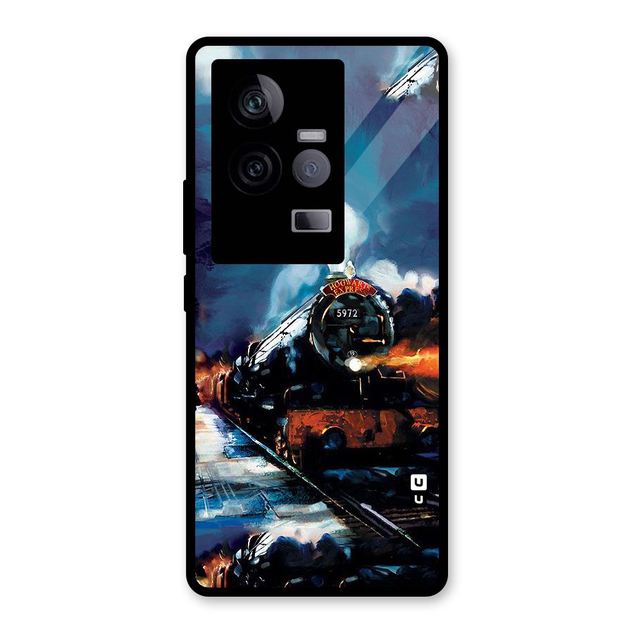 Train Art Glass Back Case for Vivo iQOO 11 5G