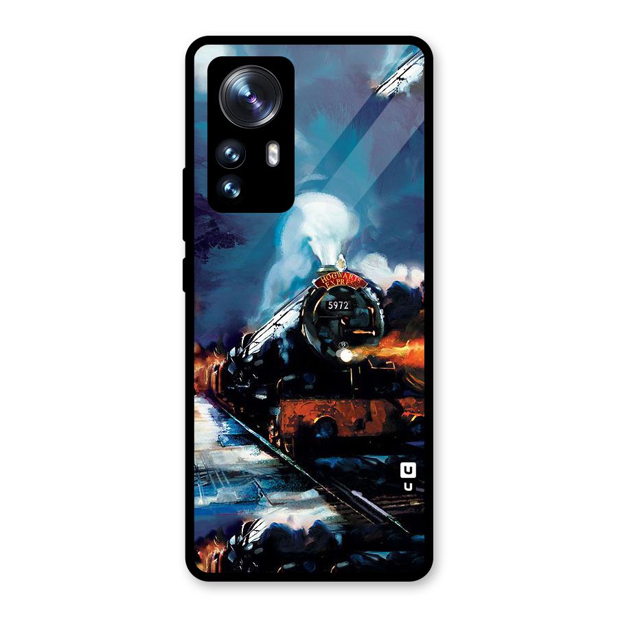 Train Art Glass Back Case for Xiaomi 12 Pro
