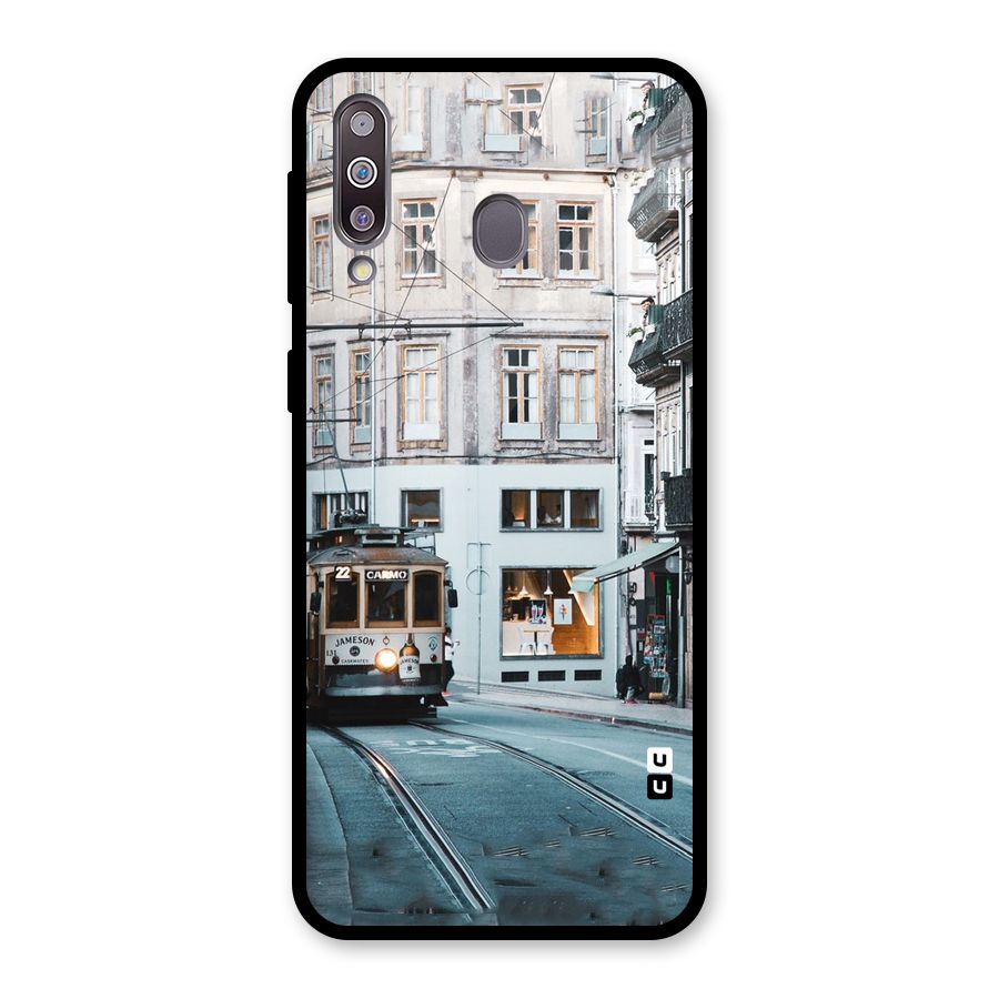 Tramp Train Glass Back Case for Galaxy M30