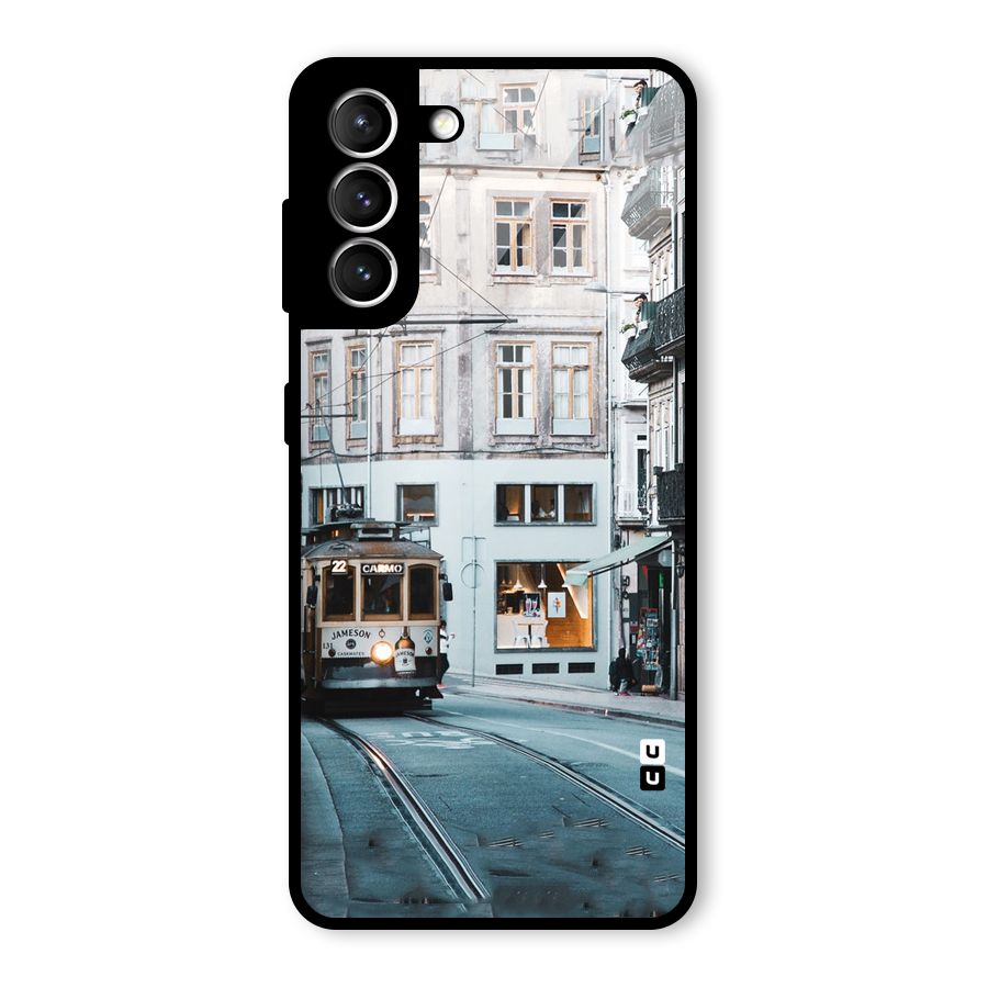 Tramp Train Glass Back Case for Galaxy S21 5G