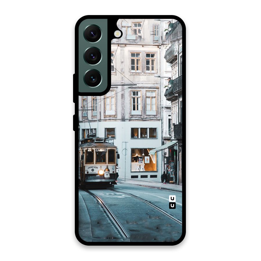 Tramp Train Glass Back Case for Galaxy S22 5G
