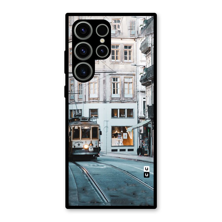 Tramp Train Glass Back Case for Galaxy S23 Ultra
