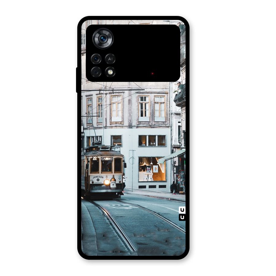 Tramp Train Glass Back Case for Poco X4 Pro 5G