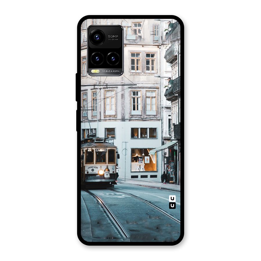Tramp Train Glass Back Case for Vivo Y21T