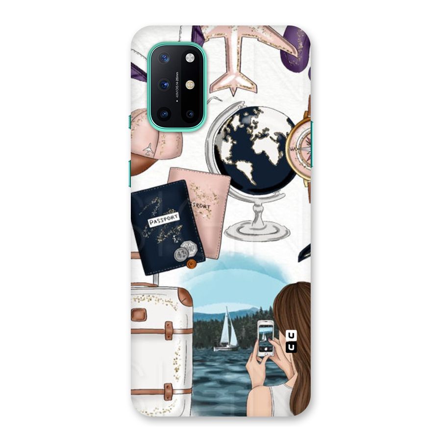 Travel Diaries Back Case for OnePlus 8T