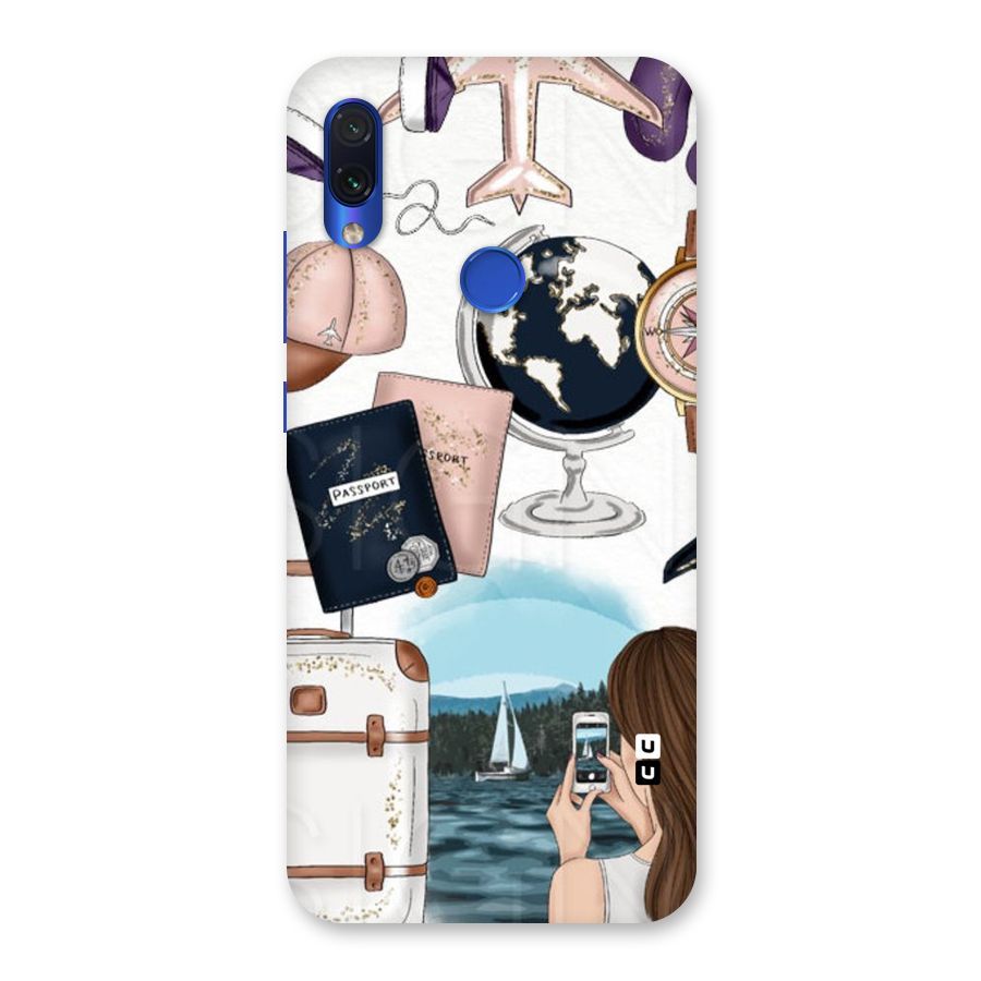 Travel Diaries Back Case for Redmi Note 7