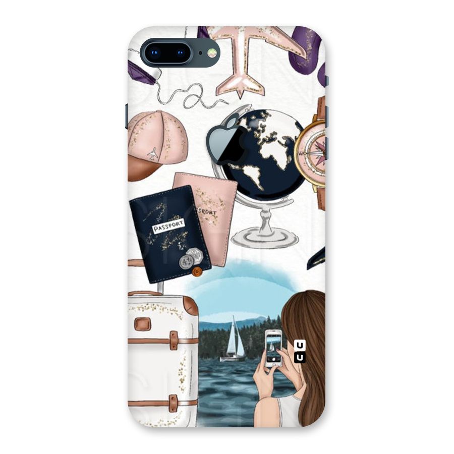 Travel Diaries Back Case for iPhone 7 Plus Apple Cut