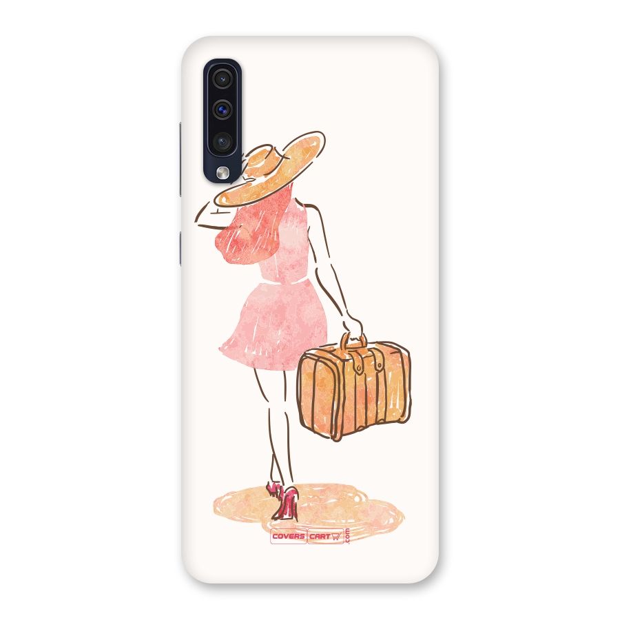 Travel Girl Back Case for Galaxy A50s