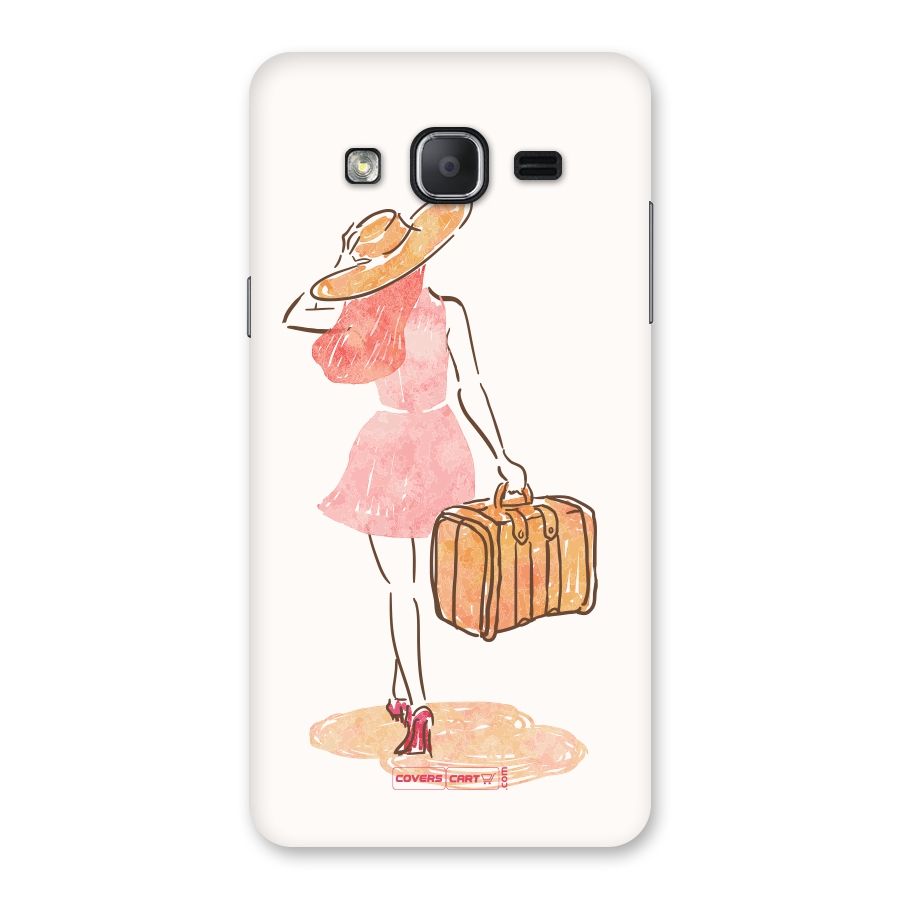 Travel Girl Back Case for Galaxy On7 2015