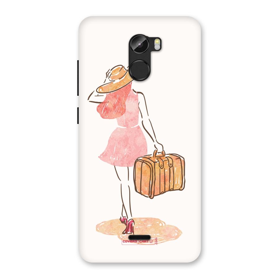Travel Girl Back Case for Gionee X1